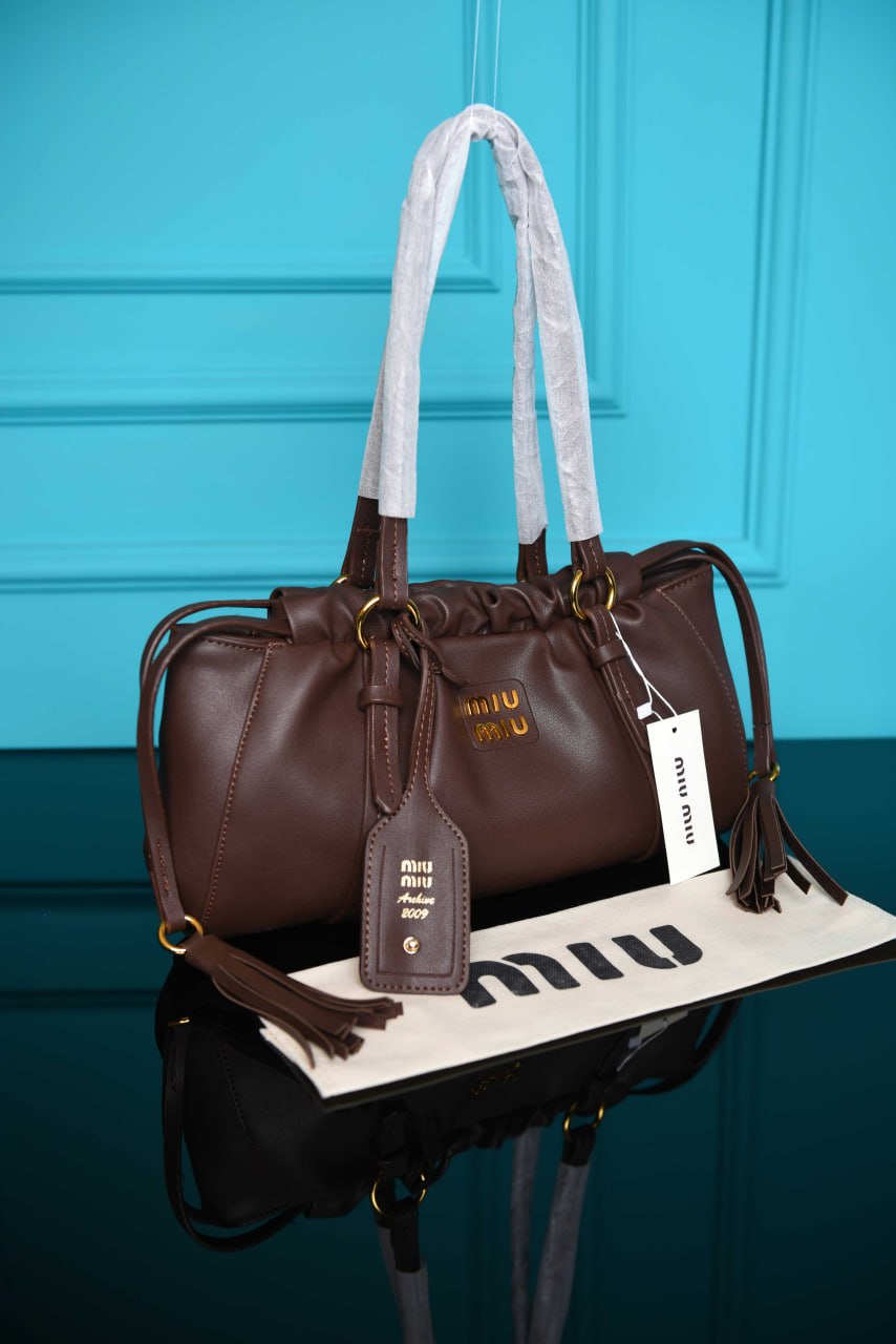 MM - Joie Nappa Leather Shoulder Bag