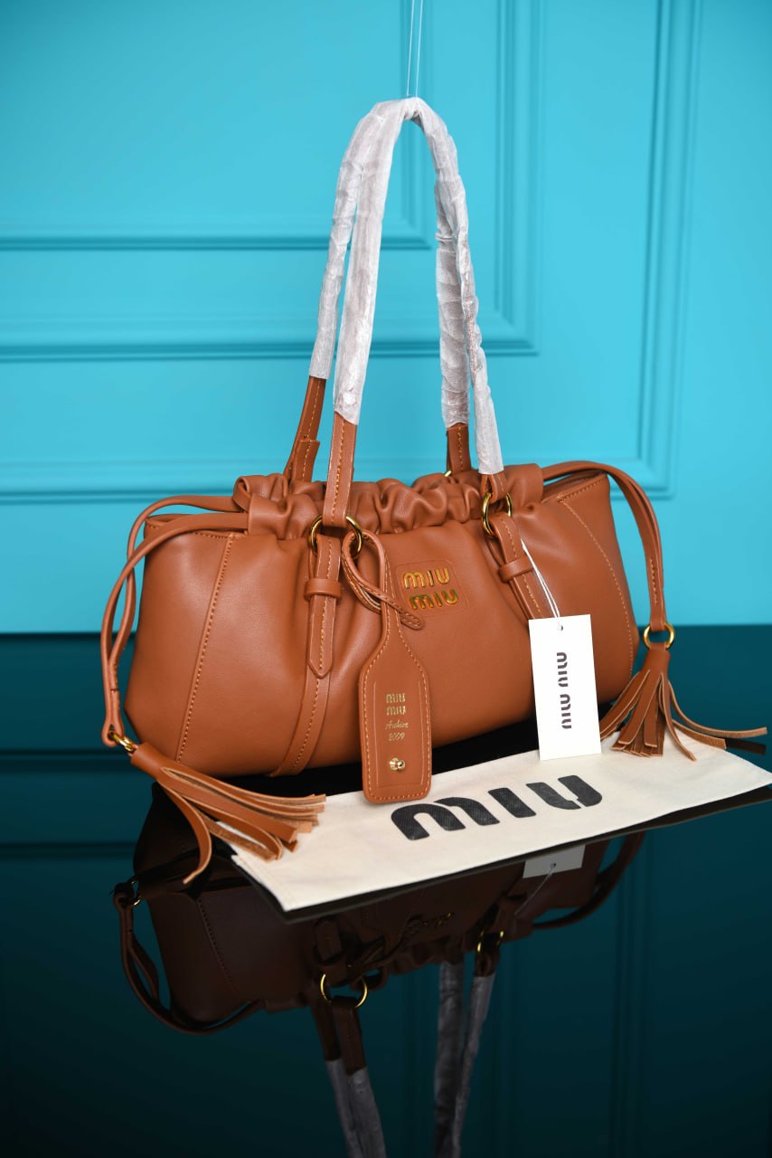MM - Joie Nappa Leather Shoulder Bag