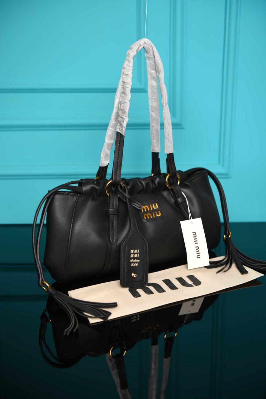MM - Joie Nappa Leather Shoulder Bag