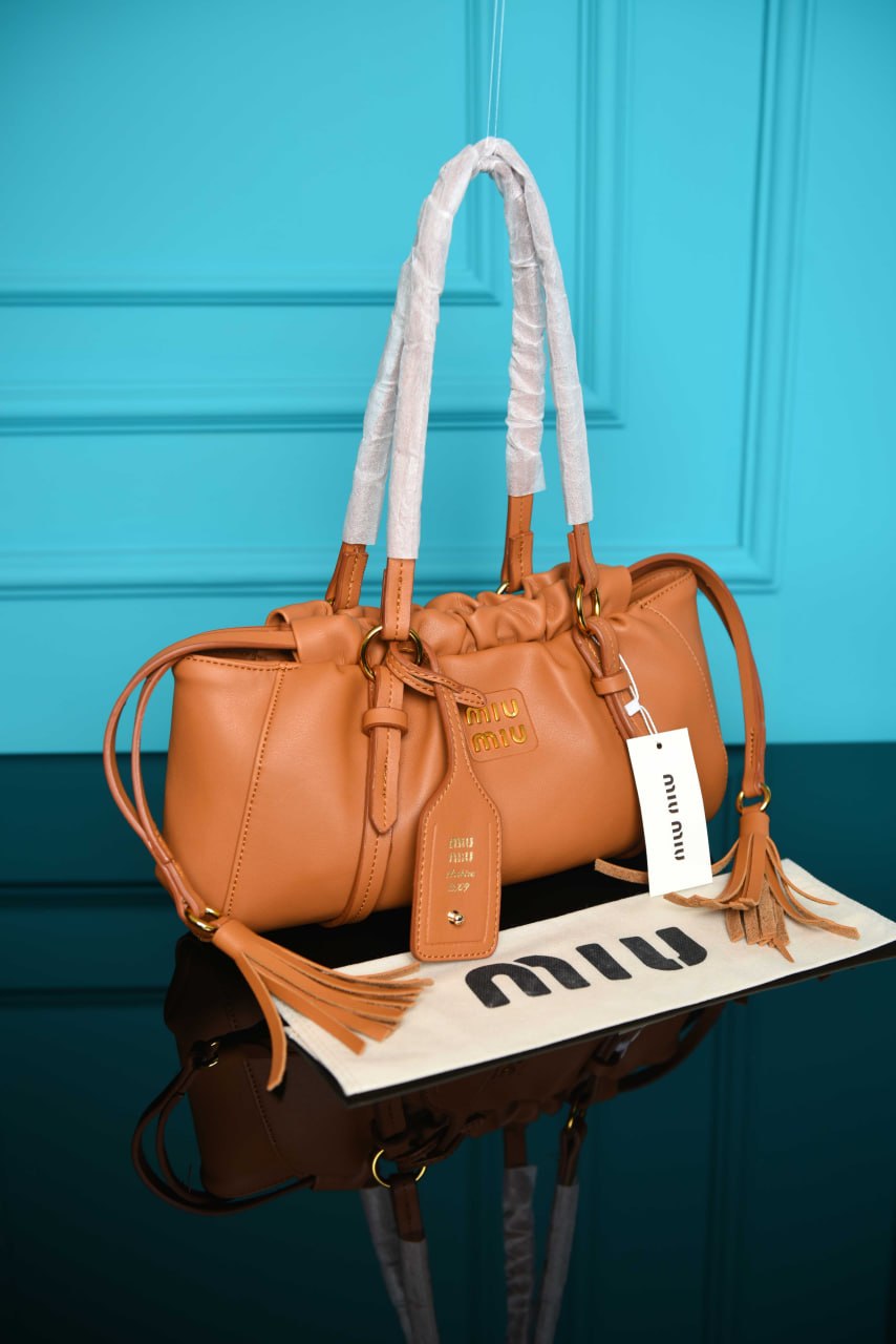 MM - Joie Nappa Leather Shoulder Bag