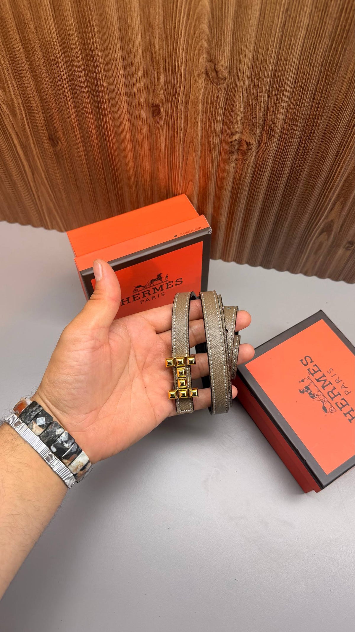 HM - Leather Imported Belt
