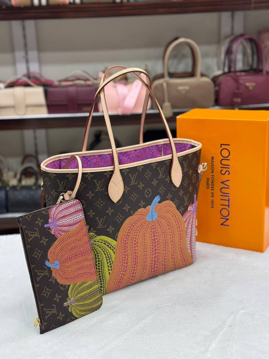 L - Neverfull Medium Pumpkin