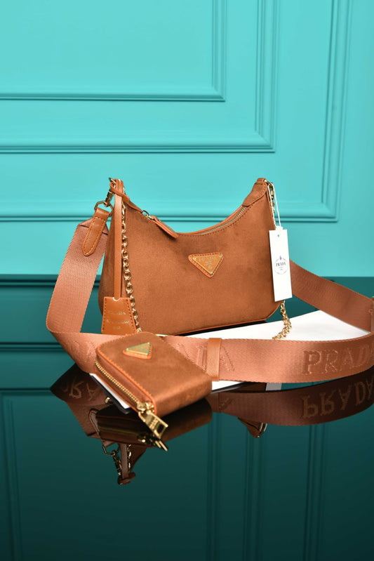 PR - Re-Edition 2005 Saffiano Leather Bag