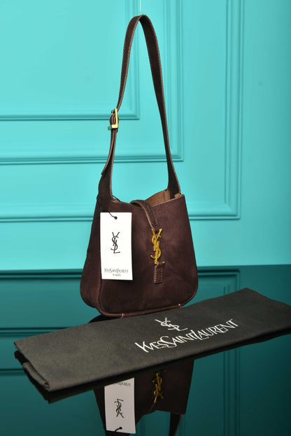 YS - Le 5 A 7 Micro Made of Grained Leather