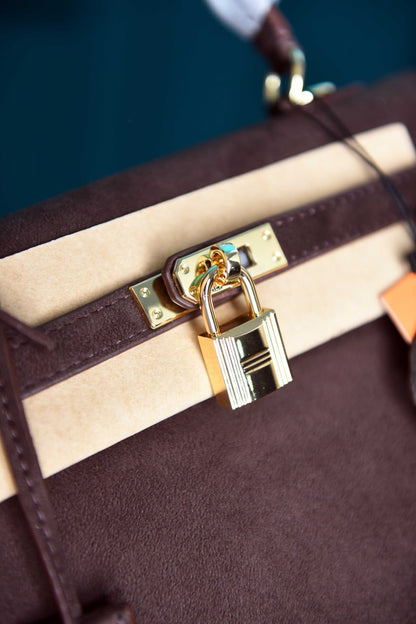 HRMS- Kelly 25 Bag in Suede