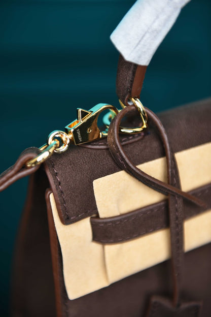 HRMS- Kelly 25 Bag in Suede