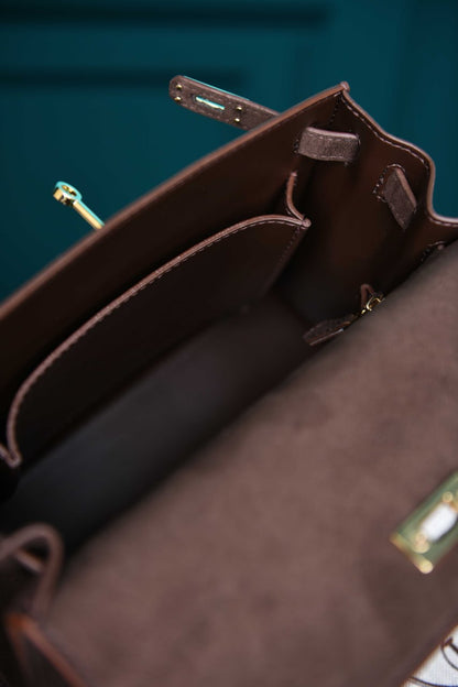 HRMS- Kelly 25 Bag in Suede