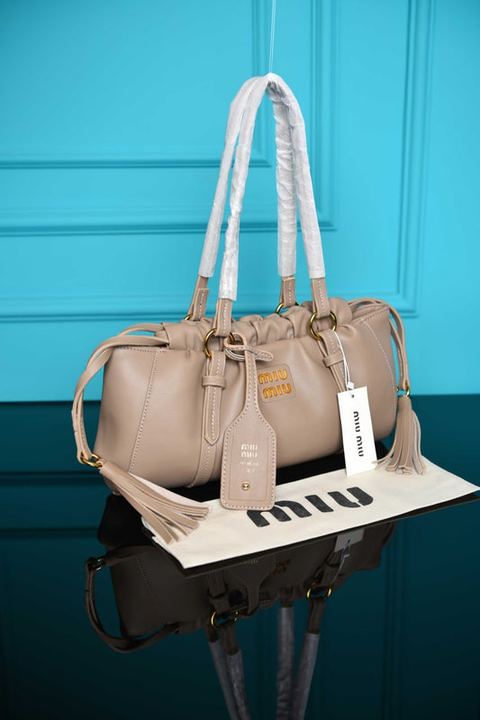 MM -  Joie Nappa Leather Shoulder Bag