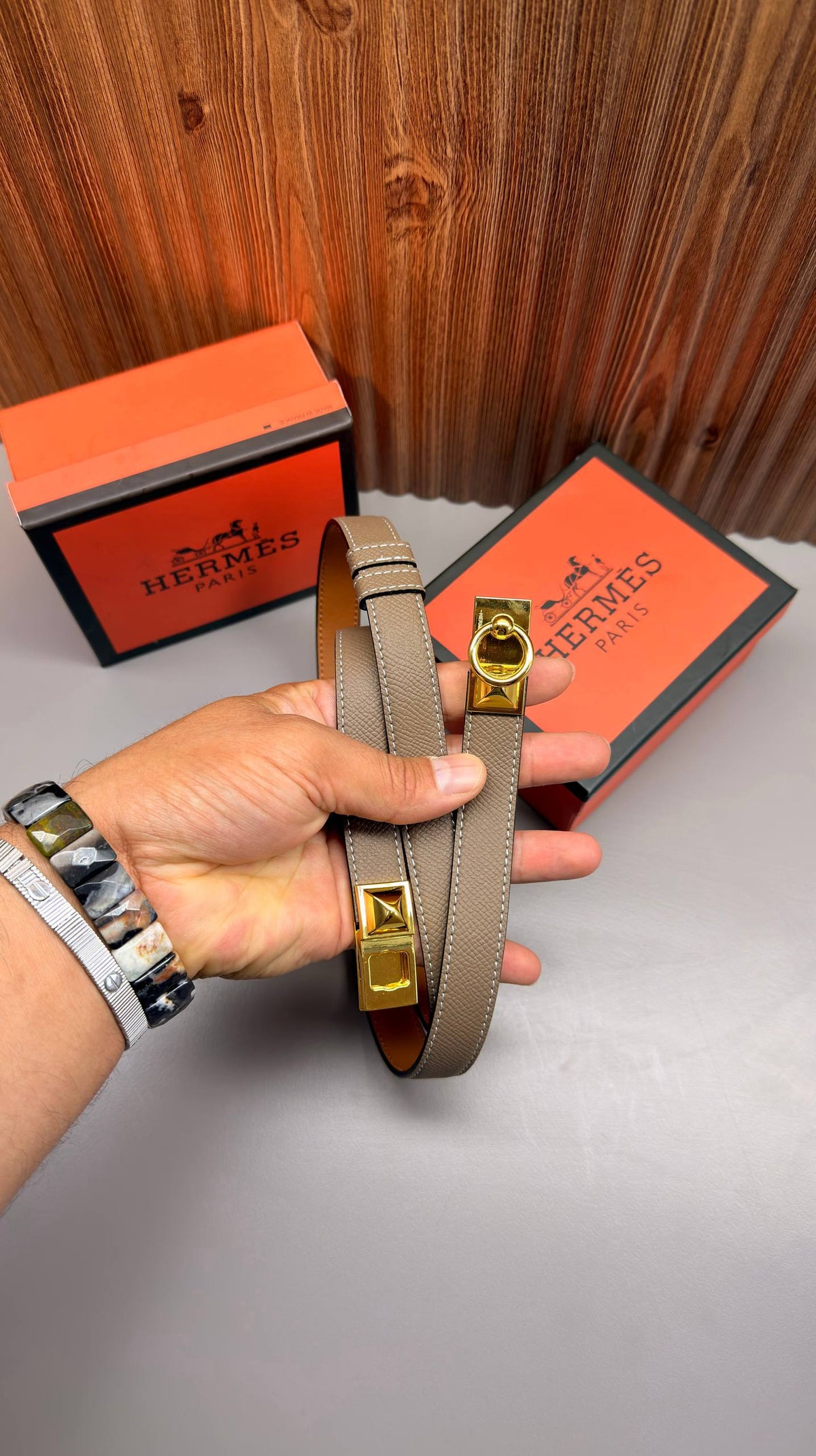 HM - Leather Imported Belt