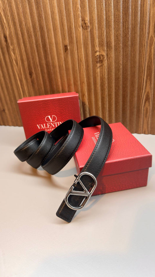 V - Leather Imported Belt