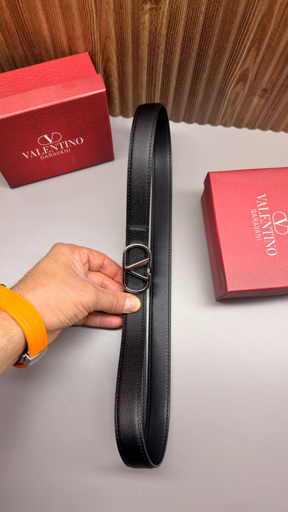V - Leather Imported Belt
