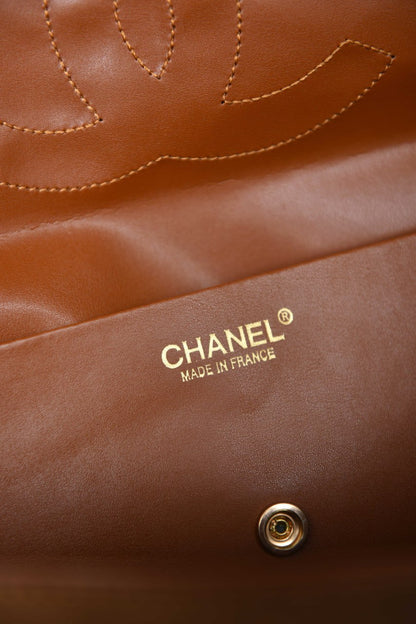 Ch - Maxi Flap Bag in Suede