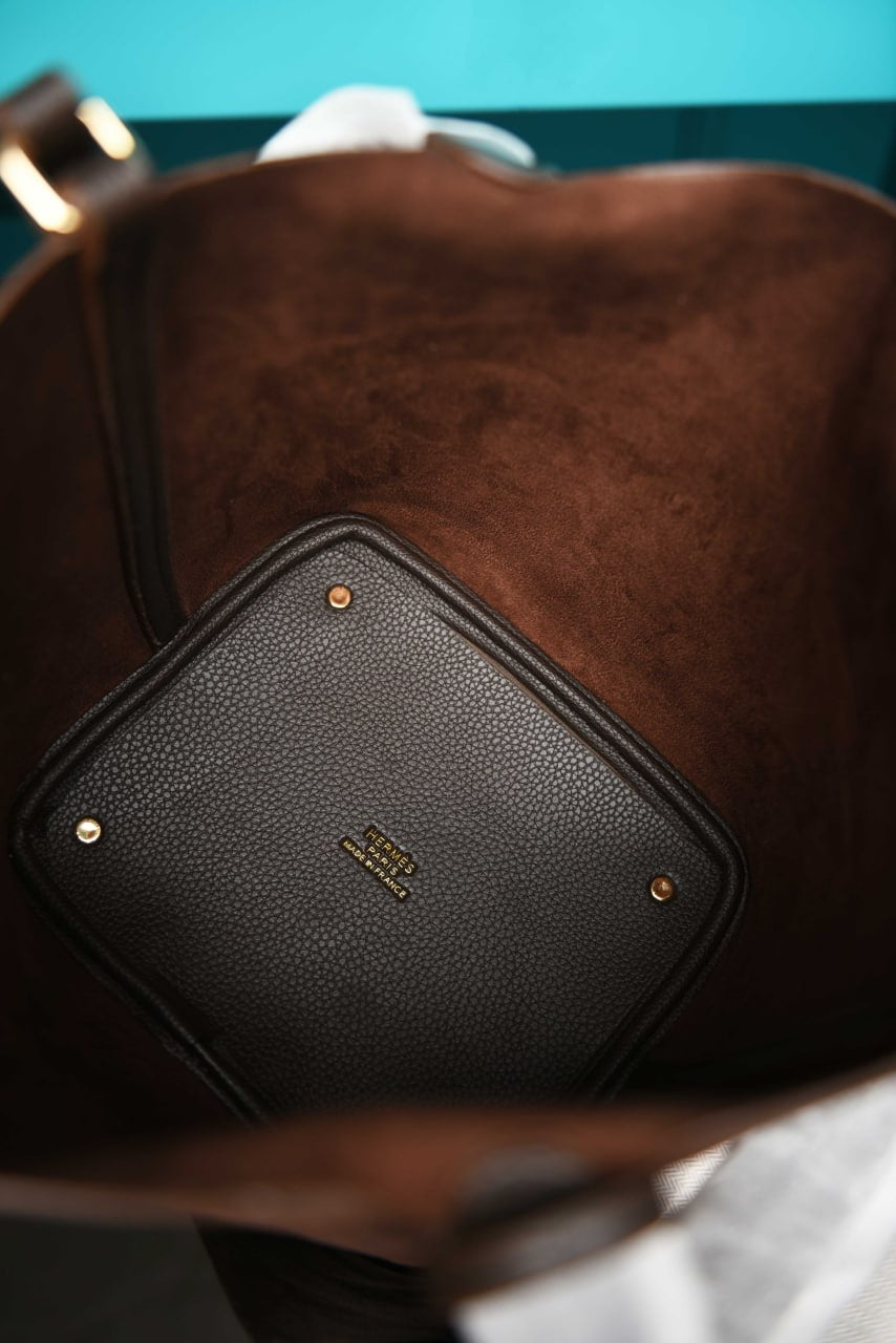 HM -Picotin Lock 22 Bag in Suede