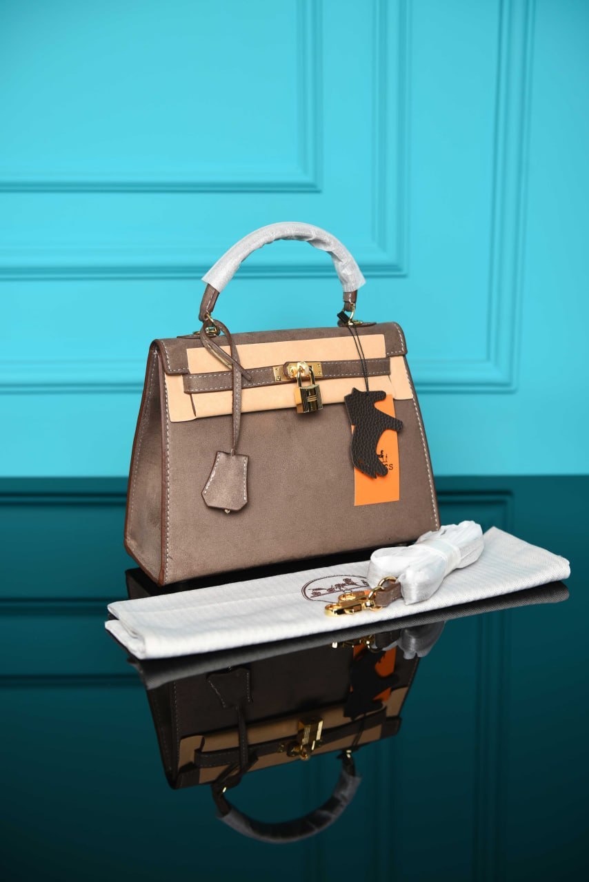 HRMS- Kelly 25 Bag in Suede