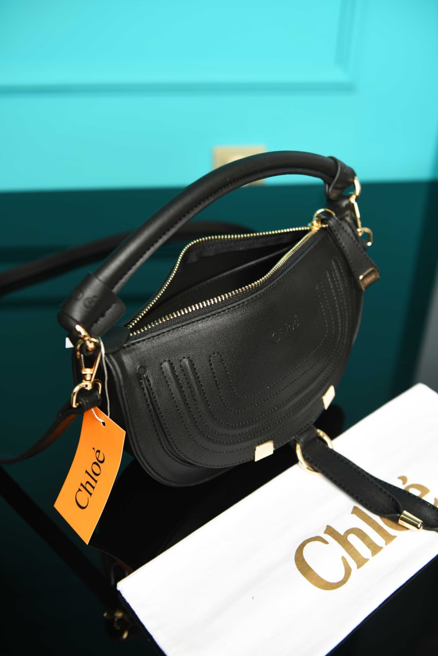 CLE -  Marcie Mini Black Women's Leather Bag