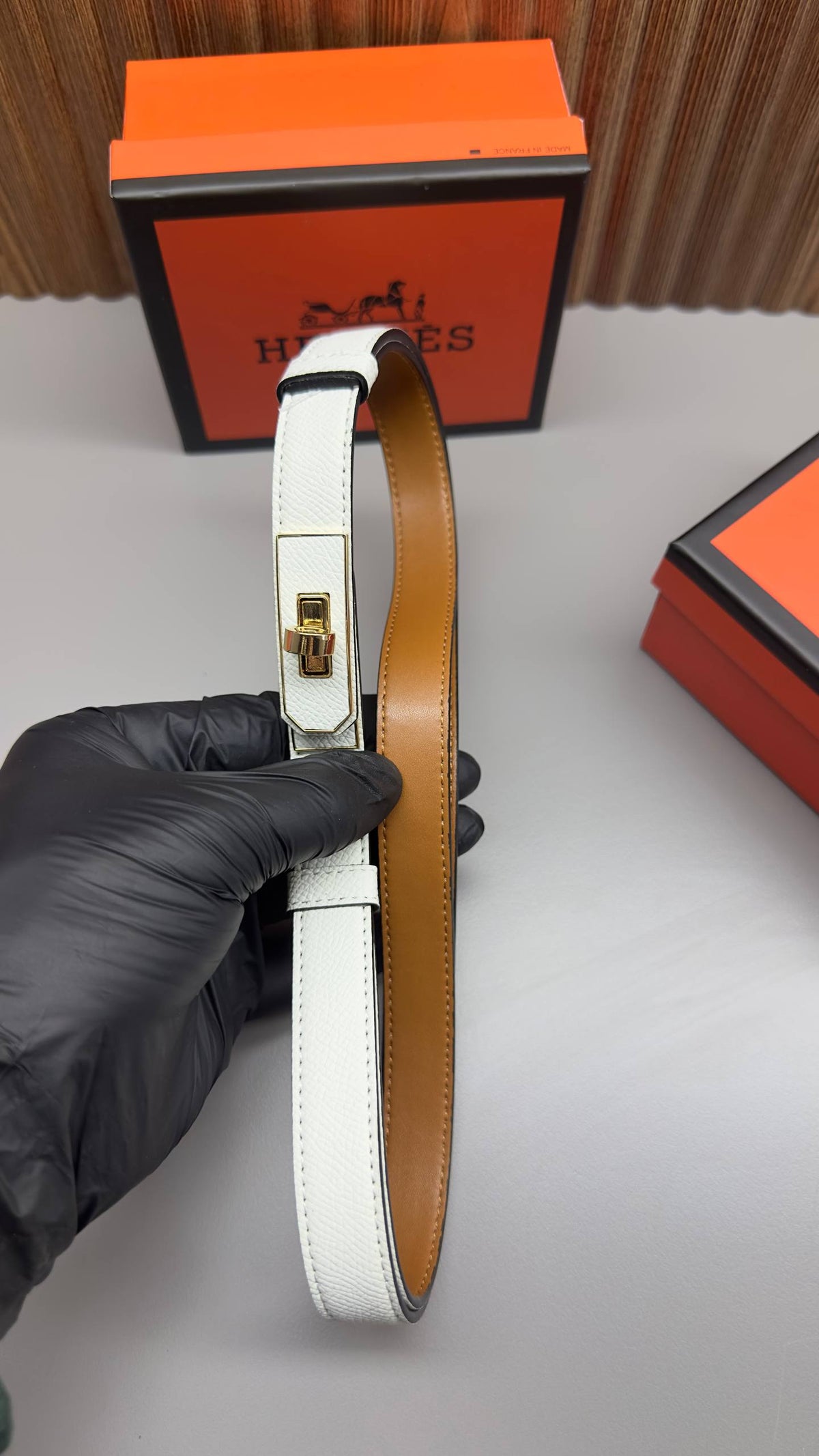 HM - Leather Imported Belt